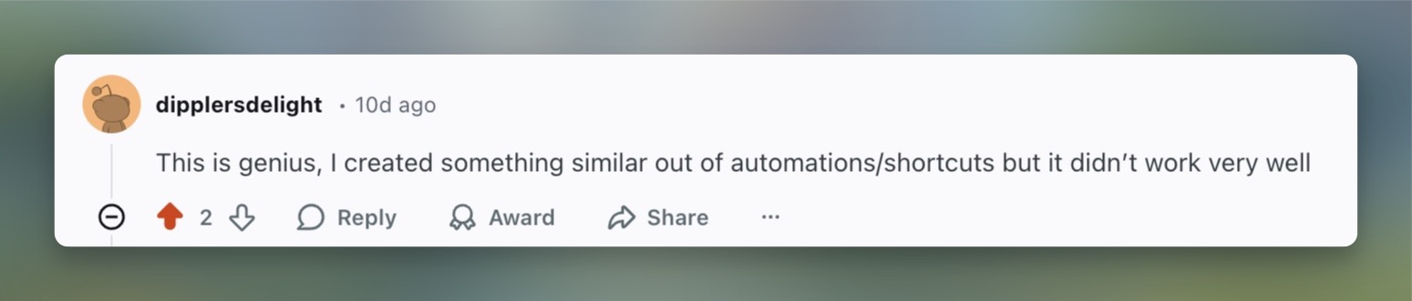 User feedback about Juicy