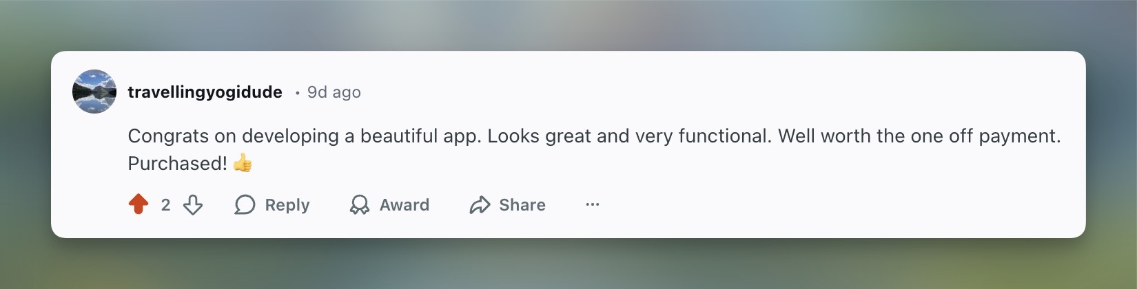 User feedback about Juicy